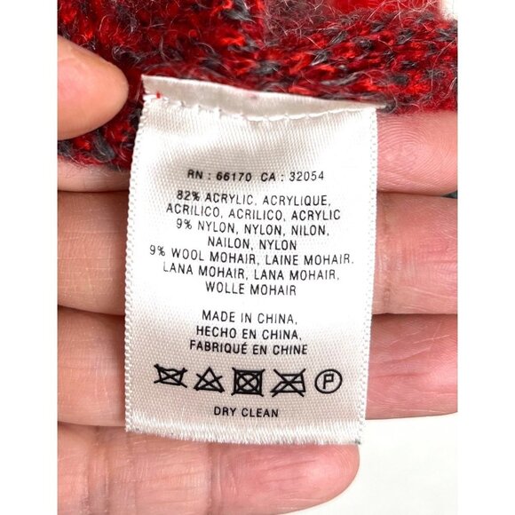 Anthropologie Sparrow Floral Mohair blend hooded cardigan size M - Picture 7 of 9